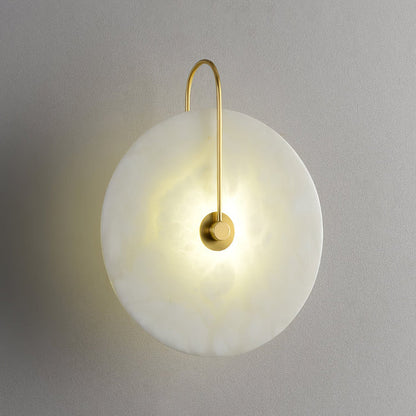 Lámpara de Pared LED de Alabastro – Elegancia y Calma en la Luz