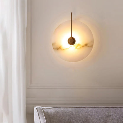 Lámpara de Pared LED de Alabastro – Elegancia y Calma en la Luz