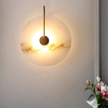 Lámpara de Pared LED de Alabastro – Elegancia y Calma en la Luz