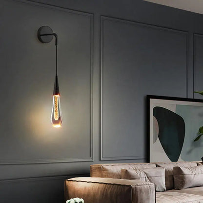 Lámpara de Pared LED de Lujo con Forma Aerodinámica