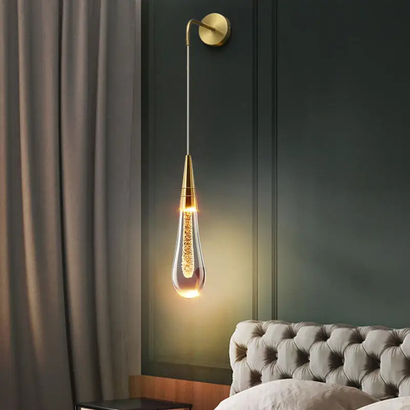 Lámpara de Pared LED de Lujo con Forma Aerodinámica
