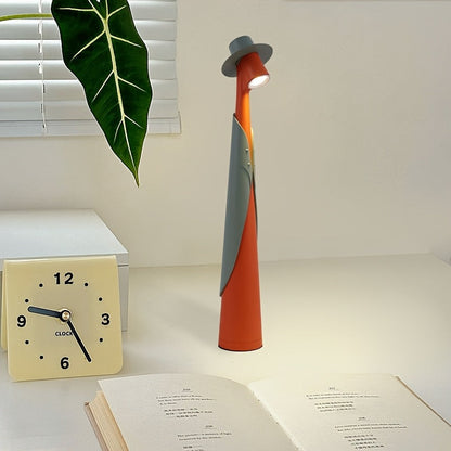 Lámpara de Sombrero LED Recargable Moderna | Luz de Escritorio de Toque Creativo
