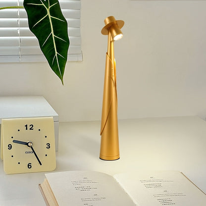 Lámpara de Sombrero LED Recargable Moderna | Luz de Escritorio de Toque Creativo