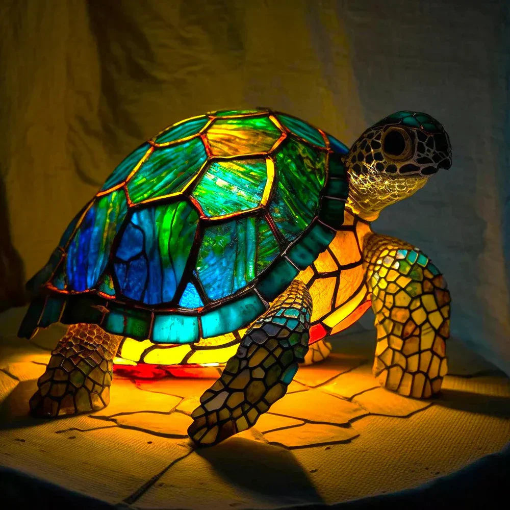 Lámpara de Techo Artística con Motivo Animal Hecha de Vidrio