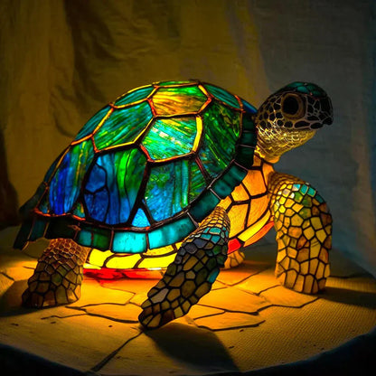 Lámpara de Techo Artística con Motivo Animal Hecha de Vidrio