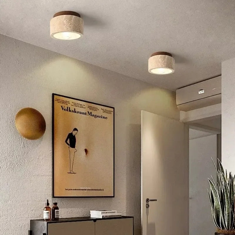 Lámpara de Techo Elegante en Luz para Escaleras Espaciosas