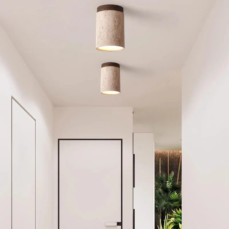 Lámpara de Techo Elegante en Luz para Escaleras Espaciosas