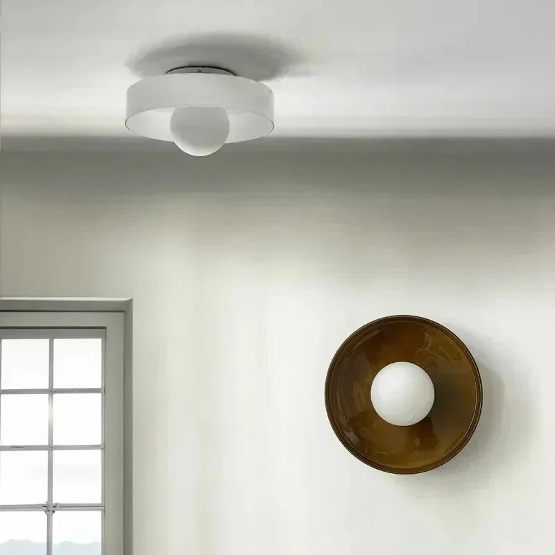 Lámpara de Techo GLASSGLOW – Diseño de Vidrio Nórdico para Iluminación Elegante