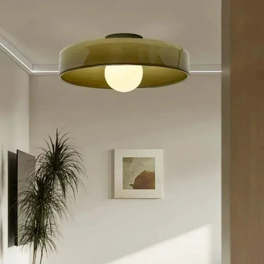 Lámpara de Techo GLASSGLOW – Diseño de Vidrio Nórdico para Iluminación Elegante