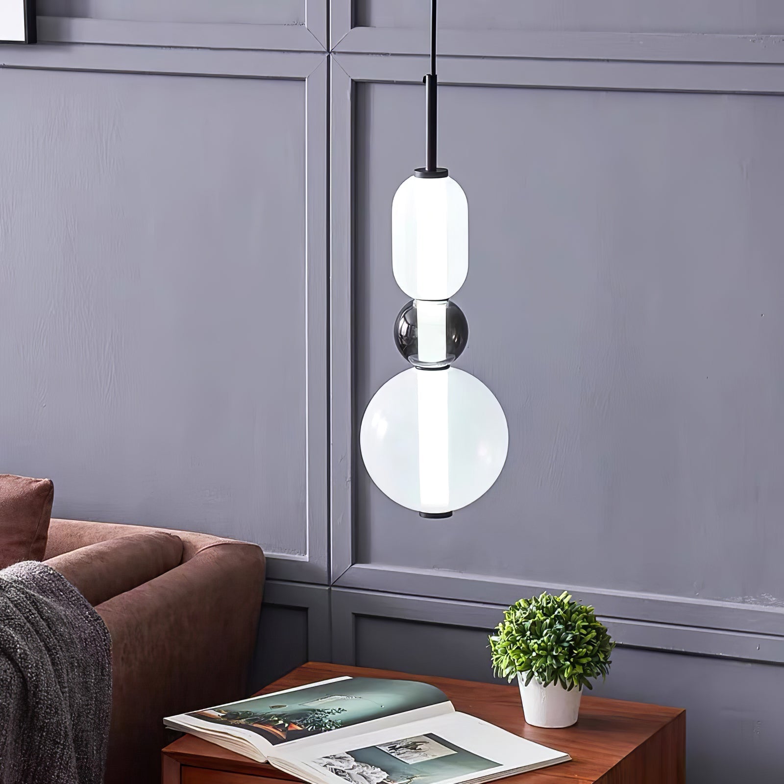 Lámpara Decorativa con Efecto Azúcar