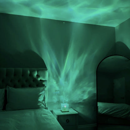 Lámpara Relajante LumaZen – Luz Ambiental Calmante, Efecto de Olas y Colores para el Sueño y la Serenidad