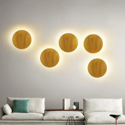 Lámparas de Pared de Madera Nórdica – Lámparas de Pared LED Modernas en Diseño Escandinavo
