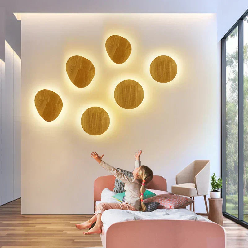 Lámparas de Pared de Madera Nórdica – Lámparas de Pared LED Modernas en Diseño Escandinavo