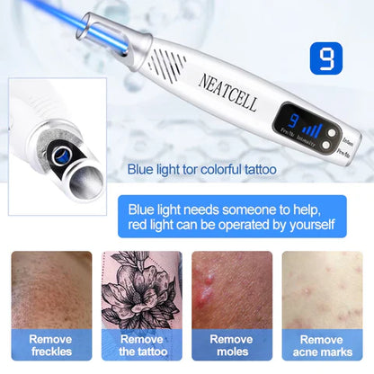 Lápiz Láser LumiDerm para la Eliminación de Tatuajes, Lunares y Pecas