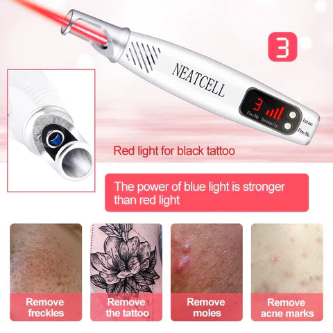 Lápiz Láser LumiDerm para la Eliminación de Tatuajes, Lunares y Pecas