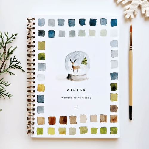 Libro de arte | Cuaderno de acuarela para principiantes | Libro de pintura paso a paso