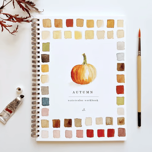 Libro de arte | Cuaderno de acuarela para principiantes | Libro de pintura paso a paso