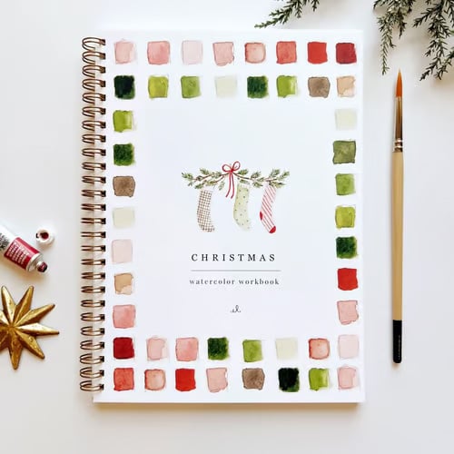 Libro de arte | Cuaderno de acuarela para principiantes | Libro de pintura paso a paso