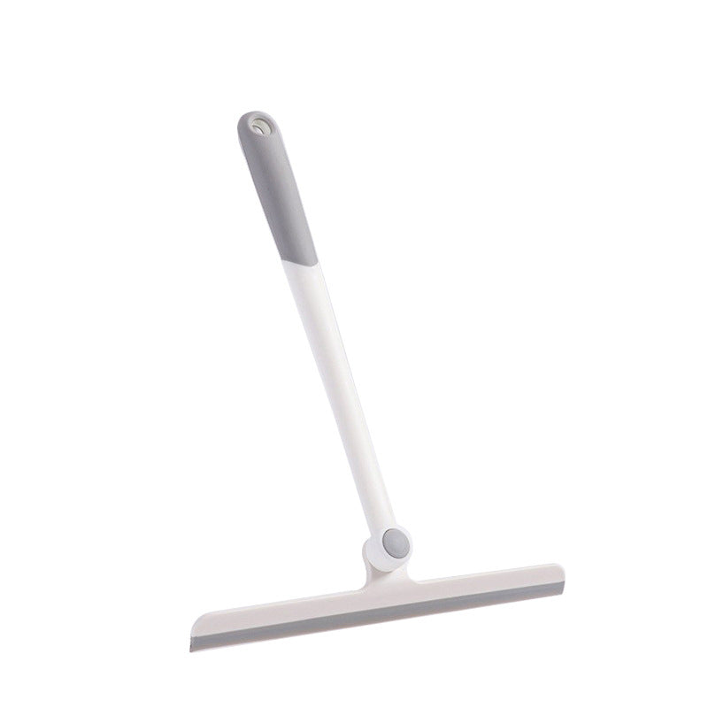 Limpiacristales para ventanas y duchas con hoja de silicona, articulación giratoria y mango ergonómico antideslizante
