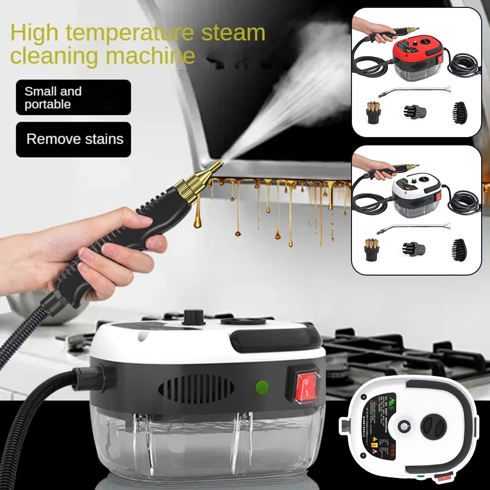 LIMPIADOR A VAPOR DE ALTA PRESIÓN DE 2500W - 6 AJUSTES PARA HOGAR Y COCINA