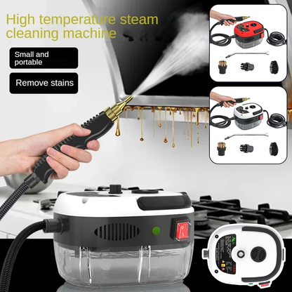 LIMPIADOR A VAPOR DE ALTA PRESIÓN DE 2500W - 6 AJUSTES PARA HOGAR Y COCINA