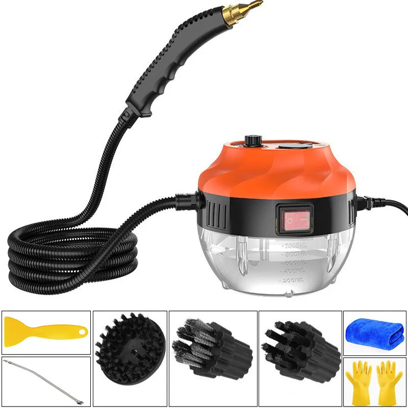 LIMPIADOR A VAPOR DE ALTA PRESIÓN DE 2800W - APARATO DOMÉSTICO PARA COCINA Y COCHE