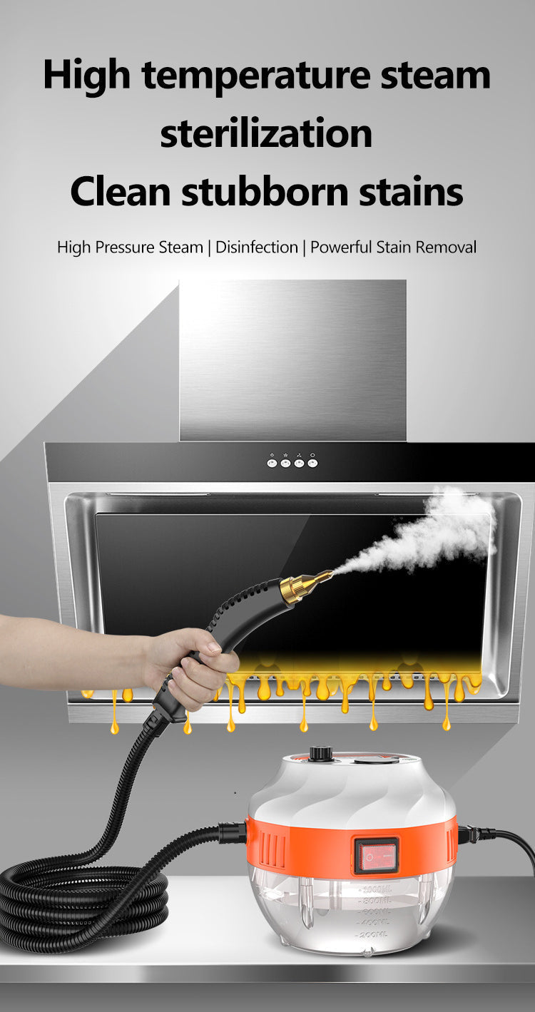 LIMPIADOR A VAPOR DE ALTA PRESIÓN DE 2800W - APARATO DOMÉSTICO PARA COCINA Y COCHE