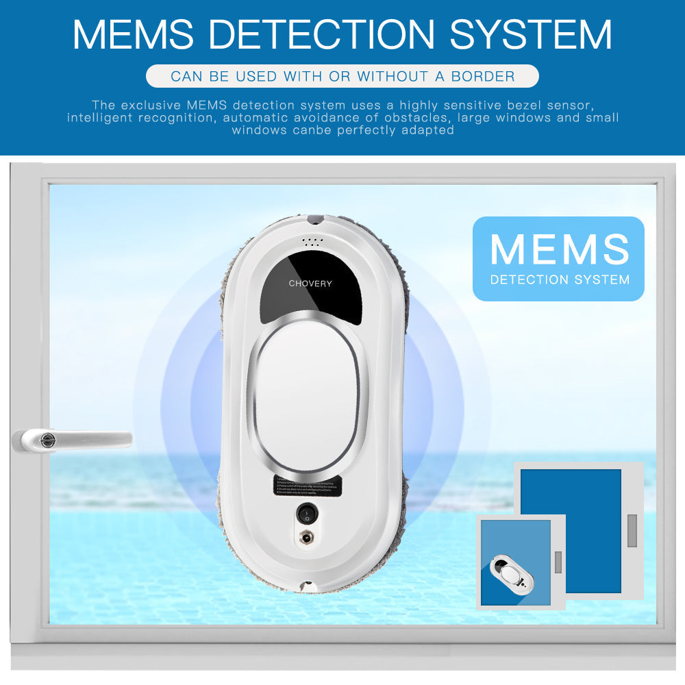 Limpiador de Ventanas Robot CleanBot – Inteligente y Sin Manos con Control Remoto para Ventanas Sin Rayas