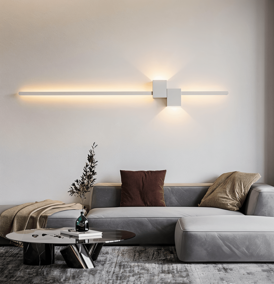 LINESTRIPE - Lámpara de pared LED minimalista para un ambiente moderno