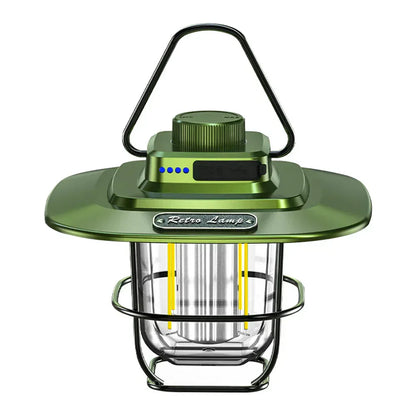 Linterna de Camping LED Recargable Retro - NostalgiaGlow