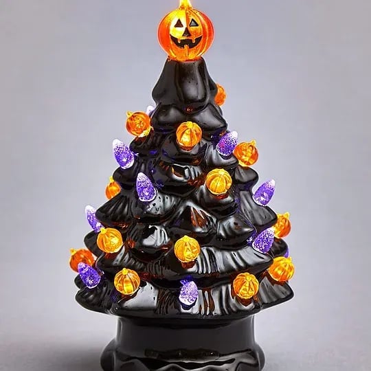 Lámpara de noche LED con forma de árbol de Navidad