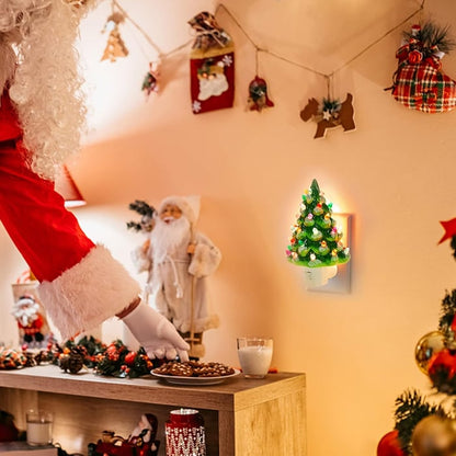 Lámpara de noche LED con forma de árbol de Navidad