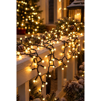 Luces de Navidad - Guirnalda de luces con 300 LED, 8 funciones y temporizador