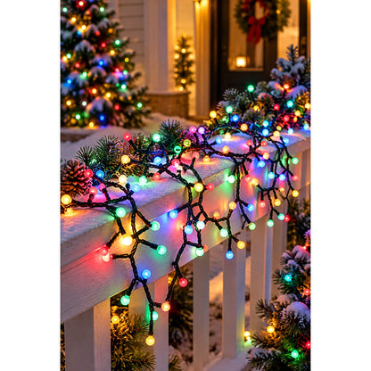 Luces de Navidad - Guirnalda de luces con 300 LED, 8 funciones y temporizador