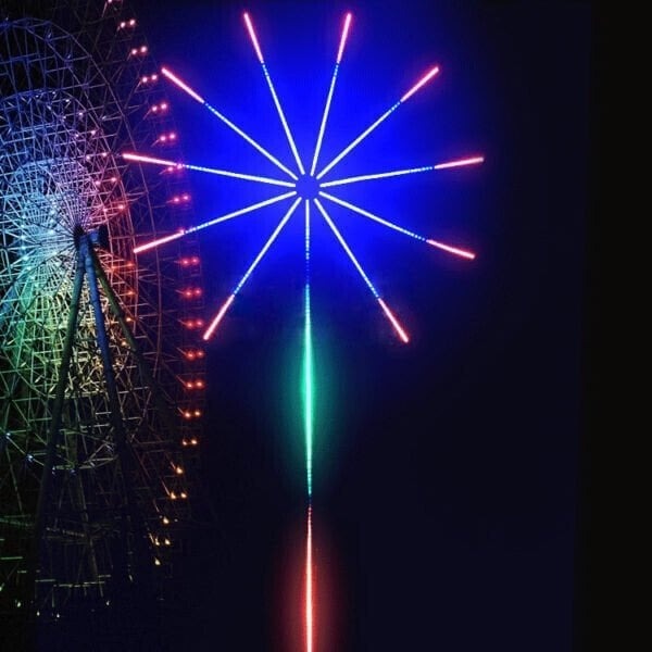 Luces LED de Fuegos Artificiales