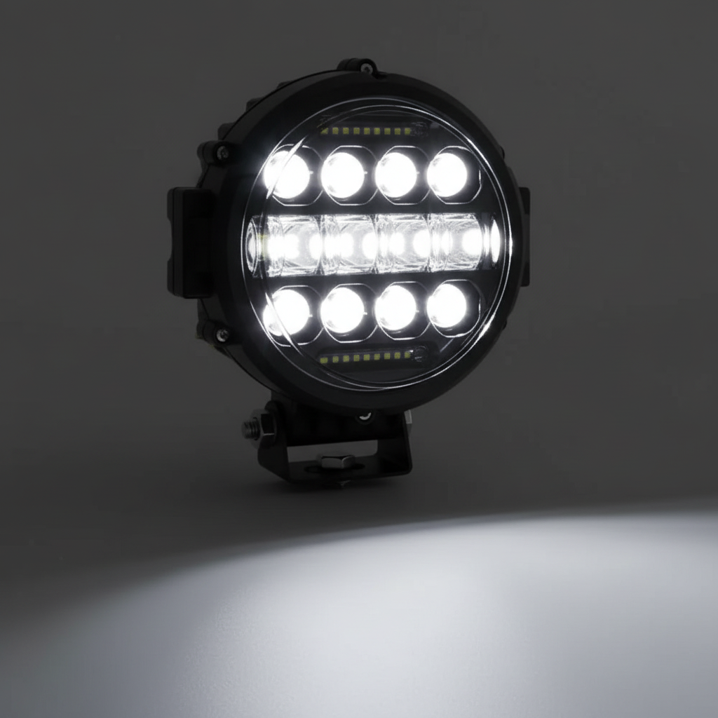 Luz de Conducción LED VierraSol de 7 Pulgadas para Coche y 4x4