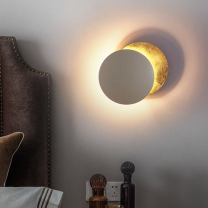 Luz de Pared Lunaris | Aplique de Pared Inspirado en un Eclipse Solar Moderno
