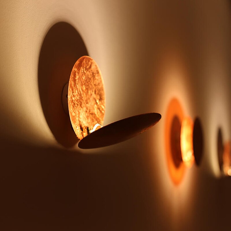 Luz de Pared Lunaris | Aplique de Pared Inspirado en un Eclipse Solar Moderno