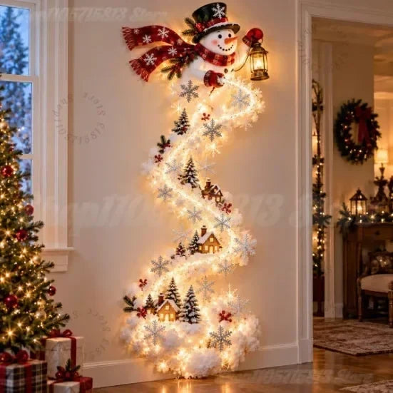 Luz de pared mágica navideña