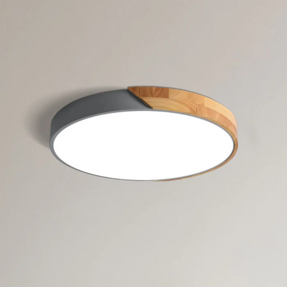Luz de Techo con Diseño Escandinavo de Madera y LED | Norvian