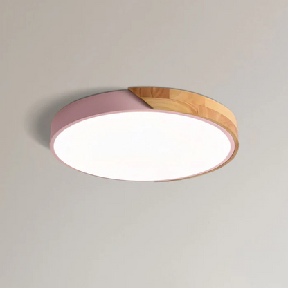 Luz de Techo con Diseño Escandinavo de Madera y LED | Norvian