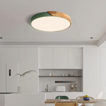 Luz de Techo con Diseño Escandinavo de Madera y LED | Norvian