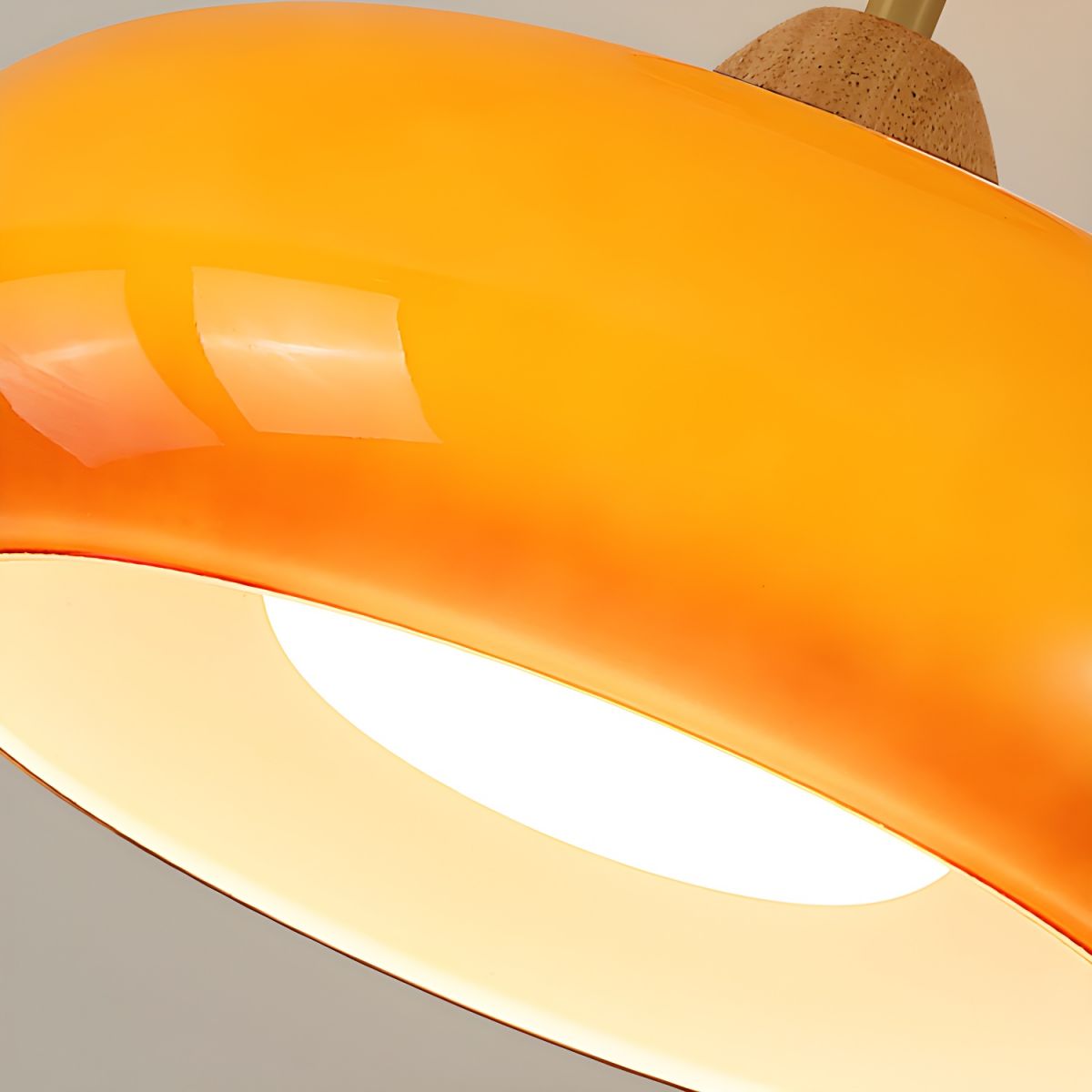 Luz de Techo de Madera y Vidrio Estilo Vintage | Alvora