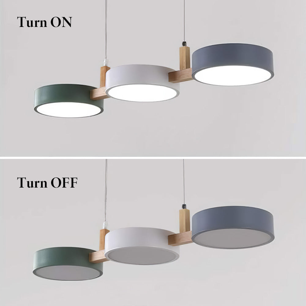 Luz de Techo Flush Multiluz Nórdica para Cocina y Comedor