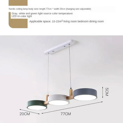 Luz de Techo Flush Multiluz Nórdica para Cocina y Comedor