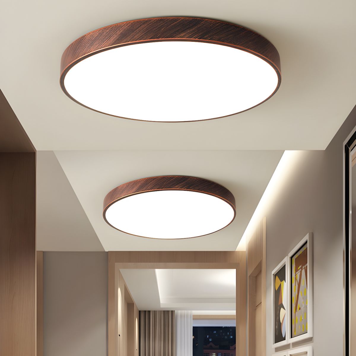 Luz de Techo LED Montaje Empotrado Metal en Estilo Moderno | Arcira
