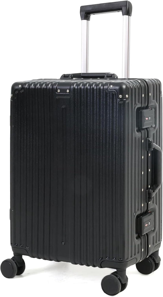 Maleta de Mano con Estructura de Aluminio y Cerradura TSA & Ruedas Silenciosas