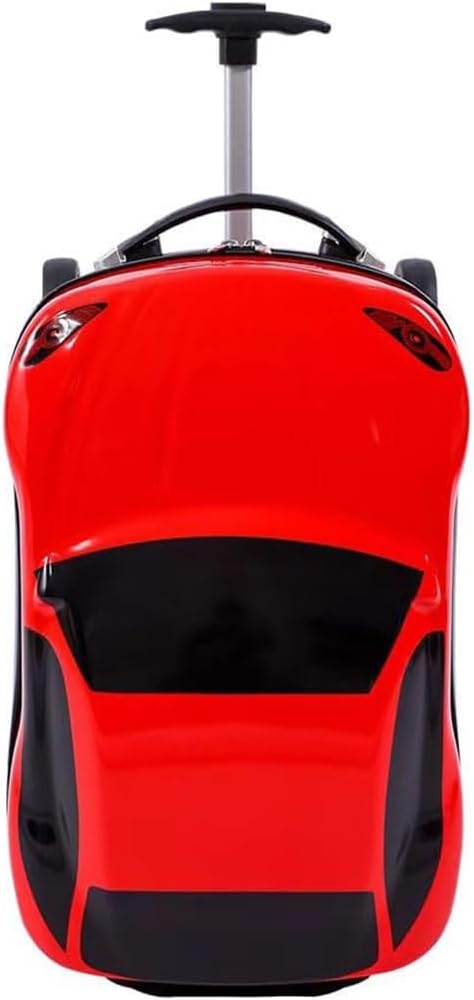 Maleta para Niños de 18” (45.72 cm) con Forma de Coche y Asa Retráctil