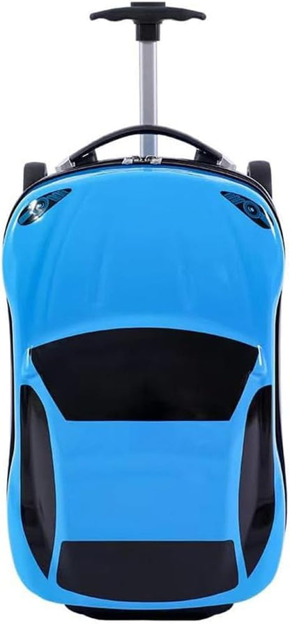 Maleta para Niños de 18” (45.72 cm) con Forma de Coche y Asa Retráctil
