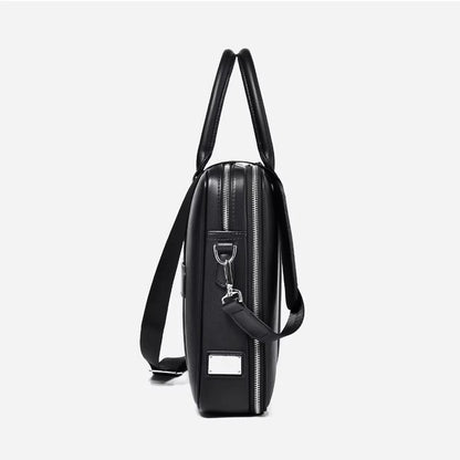 Maletín de negocios de poliéster para portátil estilo bandolera y bolso de mano Manhattan